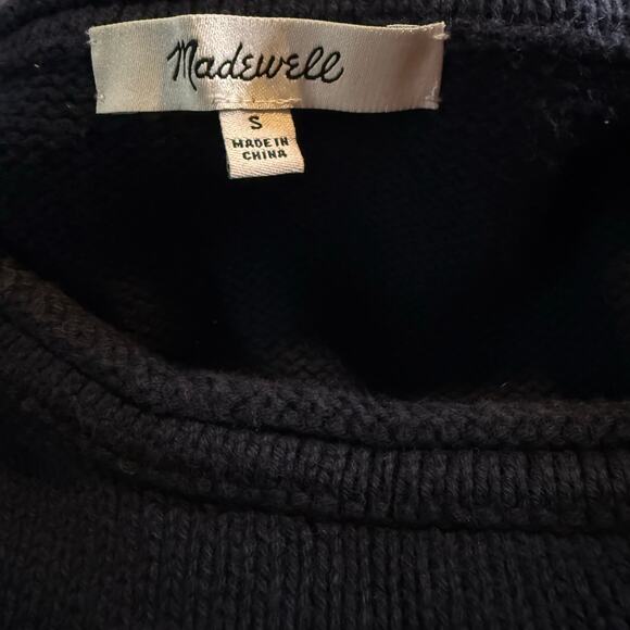 Madewell Conway Pullover Striped Sweater, Deep Indigo, Women’s Small - Picture 7 of 10